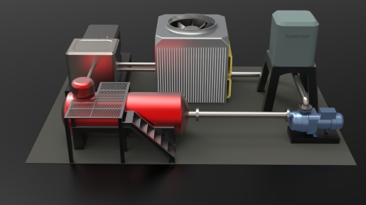 紧凑型锅炉和循环系统缩略图